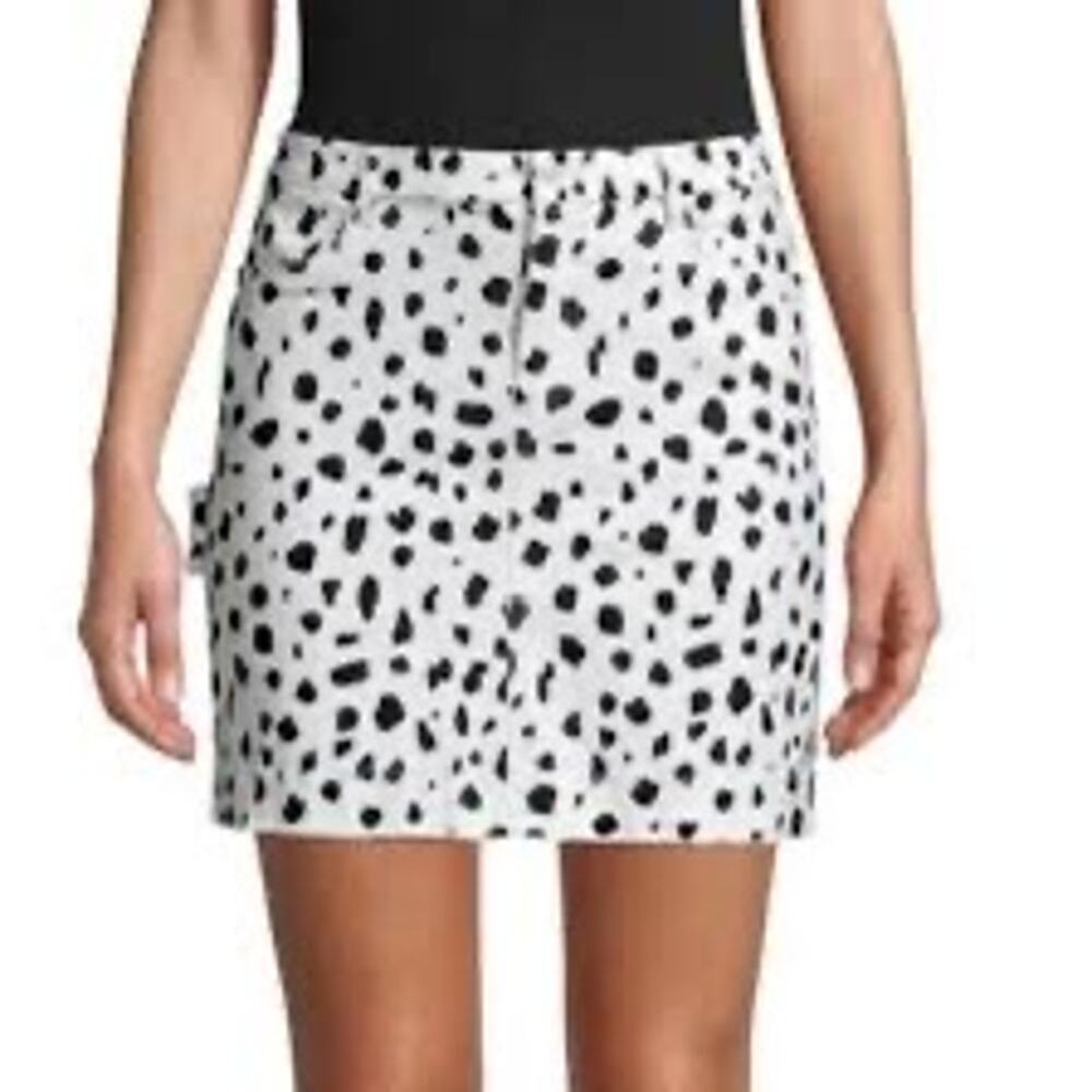 ATM Anthony Thomas Melillo Animal Print Denim Mini Skirt - Size 2 - NWT